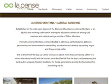 Tablet Screenshot of lacensemontana.com